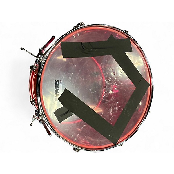Used 2020s Ludwig 3 Piece Vistalite Ruby Drum Kit