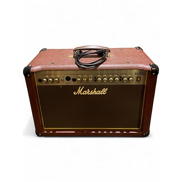 Used Marshall AS50D 50W 2X8 Acoustic Guitar Combo Amp