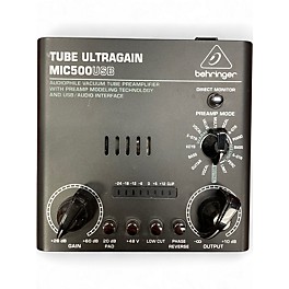 Used Behringer MIC500USB Guitar Preamp