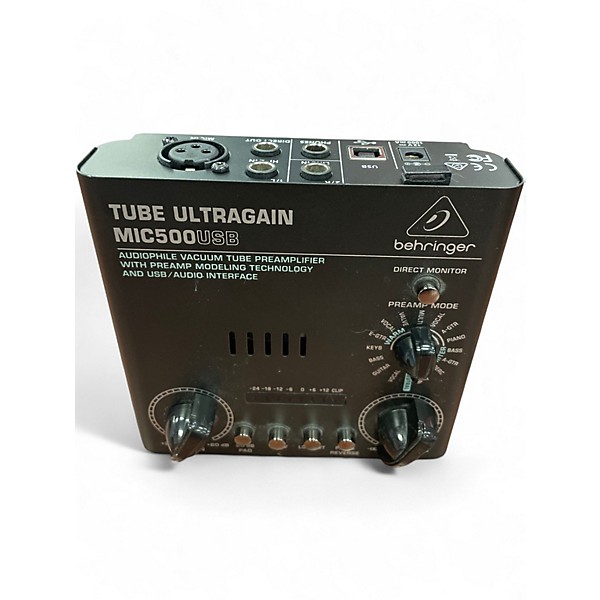 Used Behringer MIC500USB Guitar Preamp
