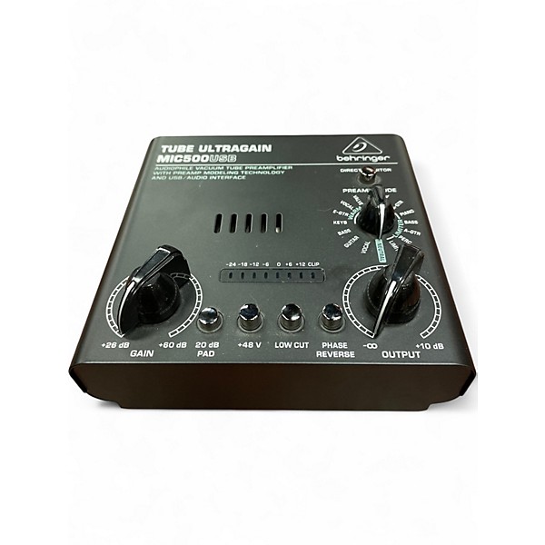 Used Behringer MIC500USB Guitar Preamp