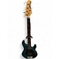 Used Ernie Ball Music Man Stingray 5 H Turquoise Electric Bass Guitar thumbnail