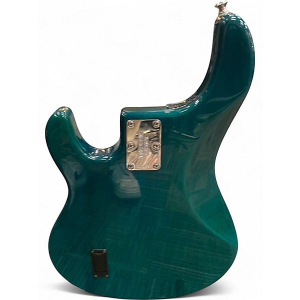 Used Ernie Ball Music Man Stingray 5 H Turquoise Electric Bass Guitar