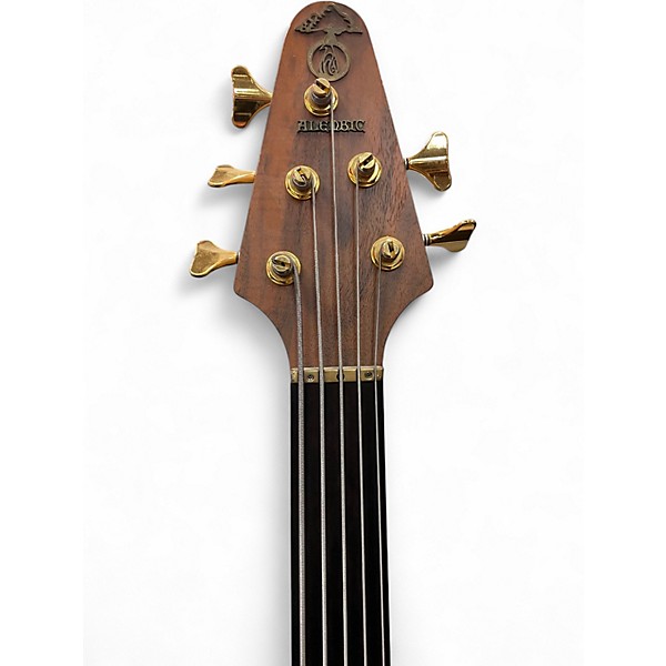 Vintage 1994 ALEMBIC Epic 5 Fretless Natural Electric Bass Guitar