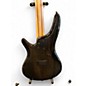 Used Ibanez SR400EQM Trans Gray Electric Bass Guitar