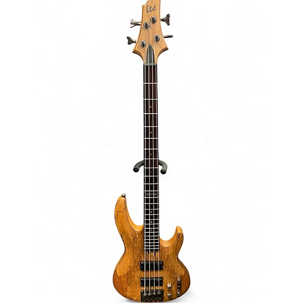 Used Ltd B-204SM Natural Electric Bass Guitar