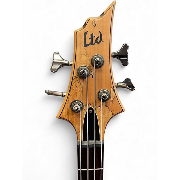 Used Ltd B-204SM Natural Electric Bass Guitar