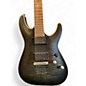 Used Schecter Guitar Research C1 Platinum Trans Black Solid Body Electric Guitar