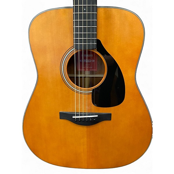Used Yamaha FGX3 Natural Acoustic Electric Guitar