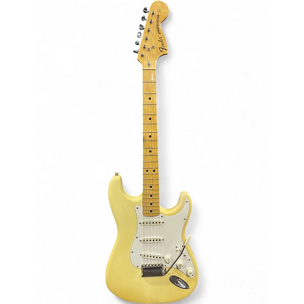 Vintage 1975 Fender STRATOCASTER Olympic White Solid Body Electric Guitar