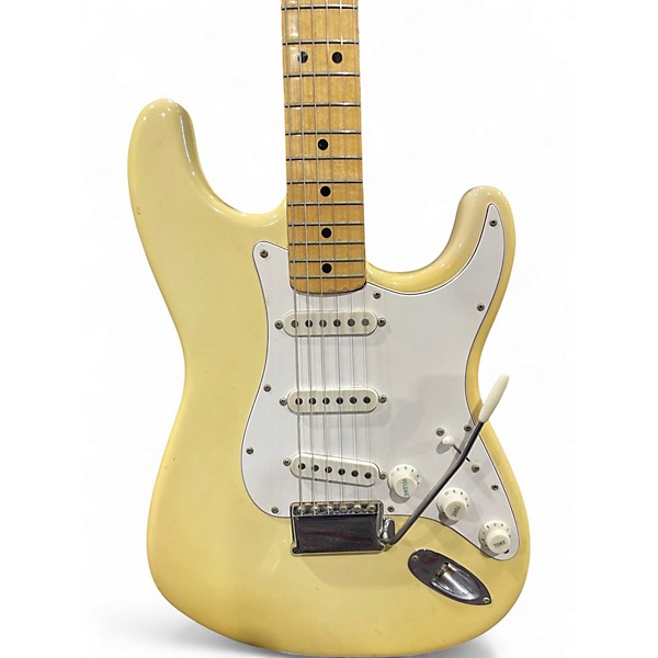 Vintage 1975 Fender STRATOCASTER Olympic White Solid Body Electric Guitar