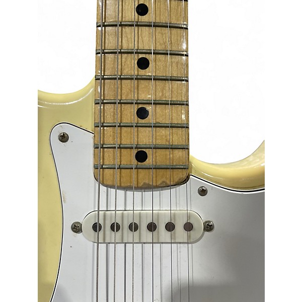 Vintage 1975 Fender STRATOCASTER Olympic White Solid Body Electric Guitar