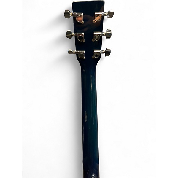 Used Johnson JG-610-Acousitc Blue Acoustic Guitar