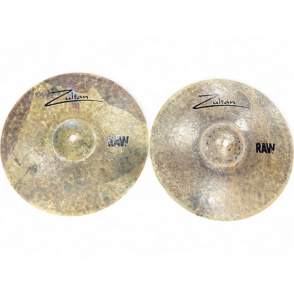 Used Zultan 14in Raw Hi-Hat Pair Cymbal