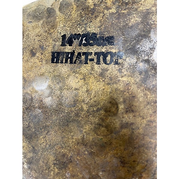 Used Zultan 14in Raw Hi-Hat Pair Cymbal