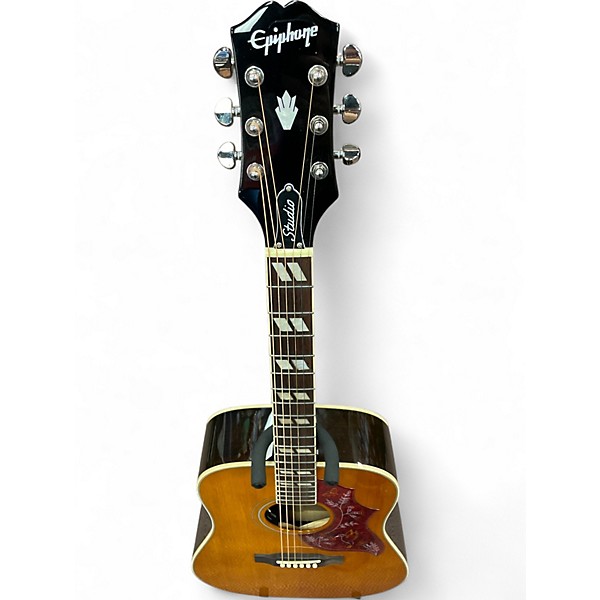 Used Epiphone HUMMINGBIRD STUDIO Natural Acoustic Electric Guitar