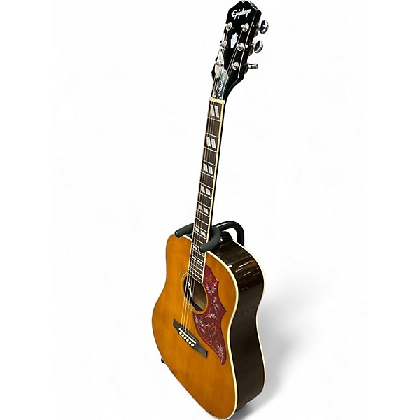 Used Epiphone HUMMINGBIRD STUDIO Natural Acoustic Electric Guitar