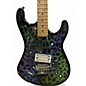 Used Kramer Baretta Feral Cat Rainbow Leopard Black Solid Body Electric Guitar