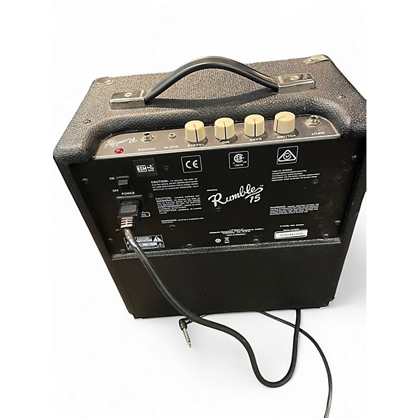 Used Fender Rumble 15 15W 1X8 Bass Combo Amp