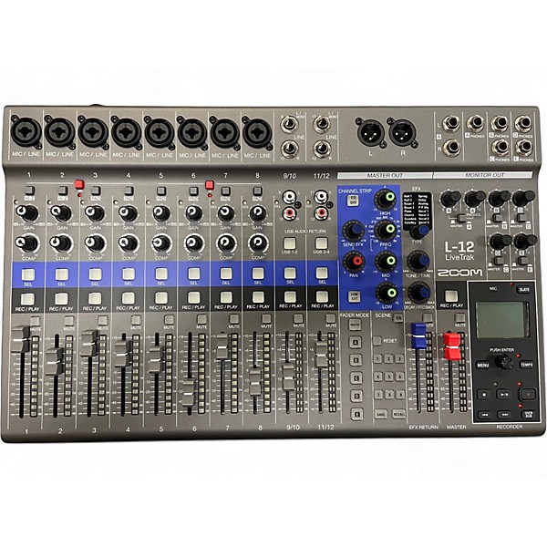 Used Zoom L12 LIVETRACK Unpowered Mixer