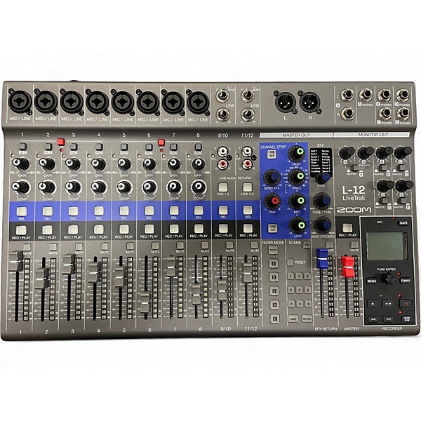 Used Zoom L12 LIVETRACK Unpowered Mixer