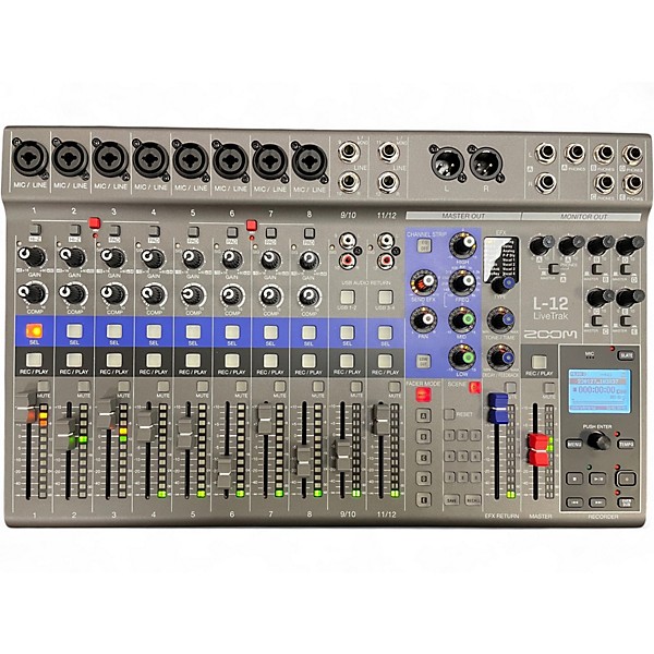 Used Zoom L12 LIVETRACK Unpowered Mixer