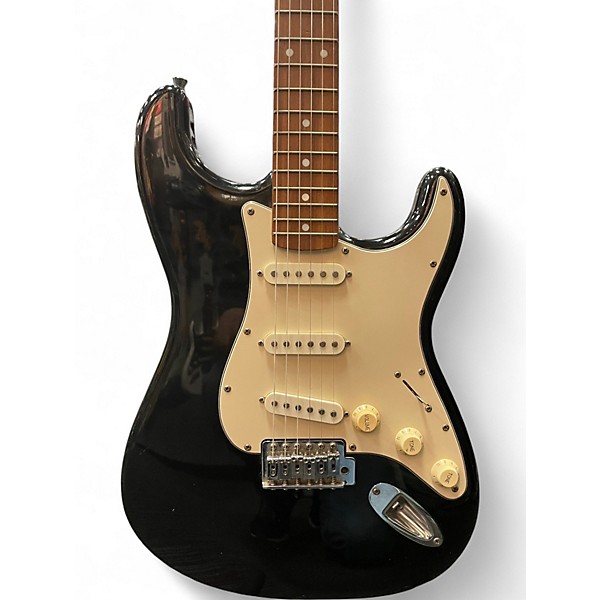 Used Squier Affinity Stratocaster Black Solid Body Electric Guitar