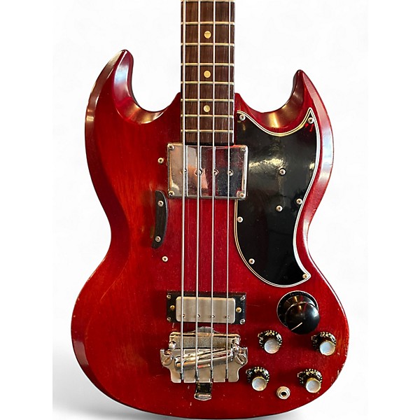 Vintage 1962 Gibson EB3 Red Electric Bass Guitar