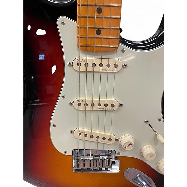 Used Fender American Ultra Stratocaster 3 Color Sunburst Solid Body Electric Guitar