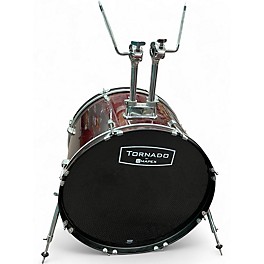 Used Mapex 4 Piece tornado Wine Red Drum Kit