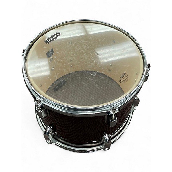 Used Mapex 4 Piece tornado Wine Red Drum Kit