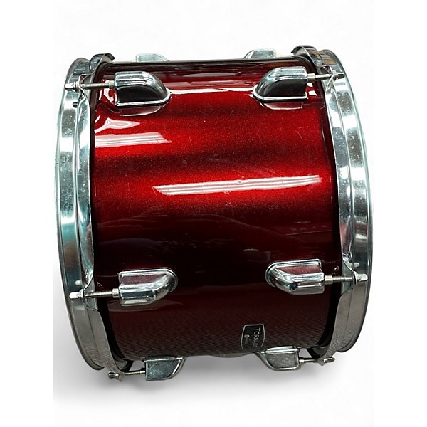 Used Mapex 4 Piece tornado Wine Red Drum Kit