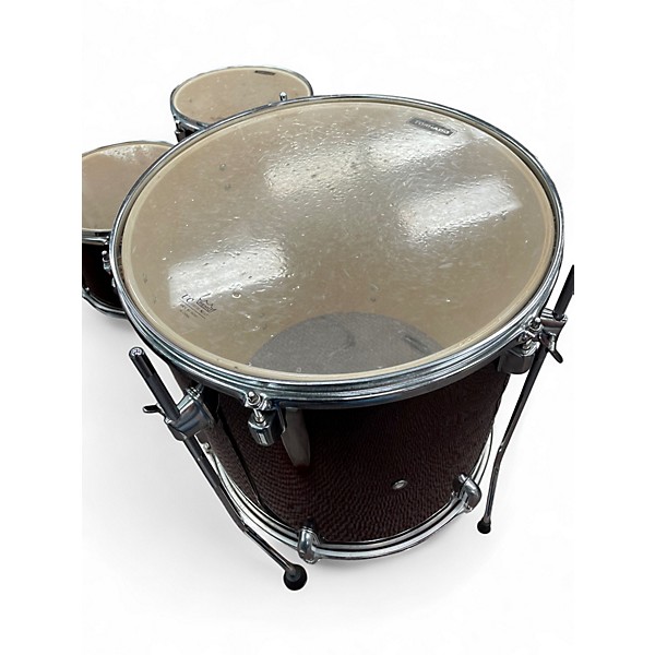 Used Mapex 4 Piece tornado Wine Red Drum Kit