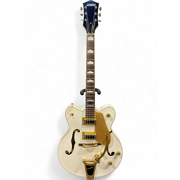 Used Gretsch Guitars G5422TG Electromatic Snow White Hollow Body Electric Guitar