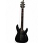 Used Schecter Guitar Research Diamond Damien 6 Black Solid Body Electric Guitar thumbnail