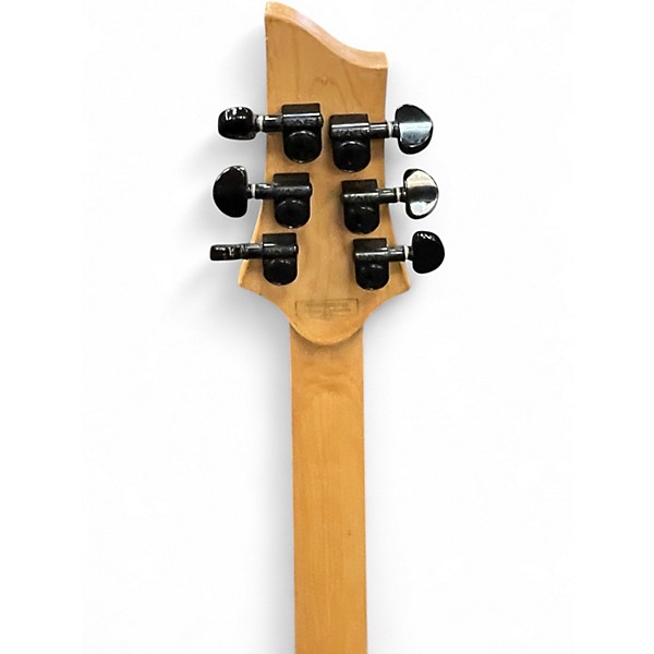 Used Schecter Guitar Research Diamond Damien 6 Black Solid Body Electric Guitar