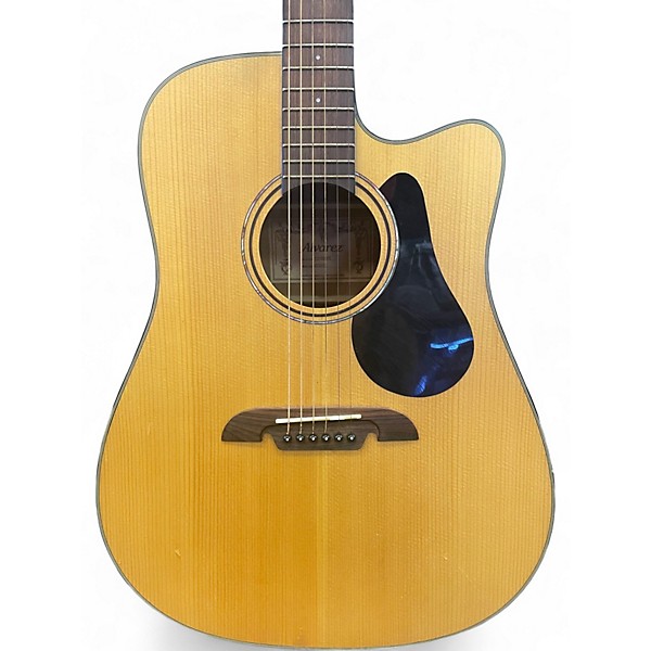 Used Alvarez AD30CE Natural Acoustic Electric Guitar