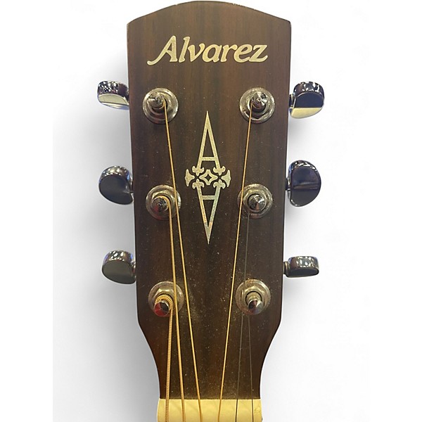 Used Alvarez AD30CE Natural Acoustic Electric Guitar