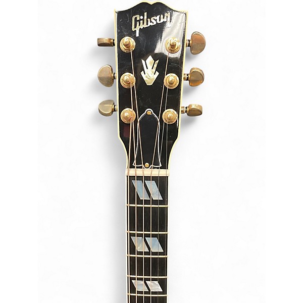 Vintage 1990s Gibson J185 CE Natural Acoustic Electric Guitar