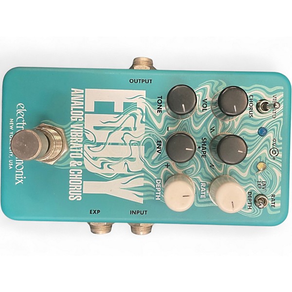 Used Electro-Harmonix Eddy Analog Vibrato & Chorus Effect Pedal