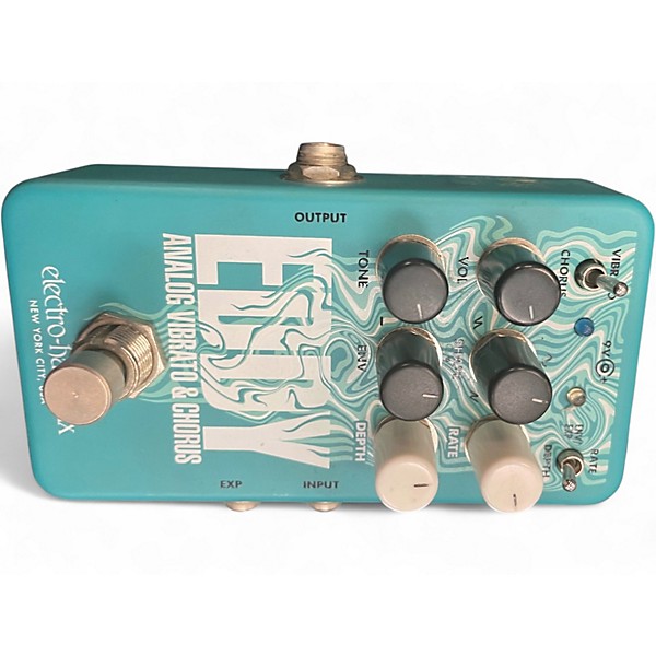 Used Electro-Harmonix Eddy Analog Vibrato & Chorus Effect Pedal