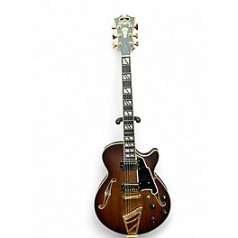 Used D'Angelico deluxe ss Vintage Sunburst Hollow Body Electric Guitar