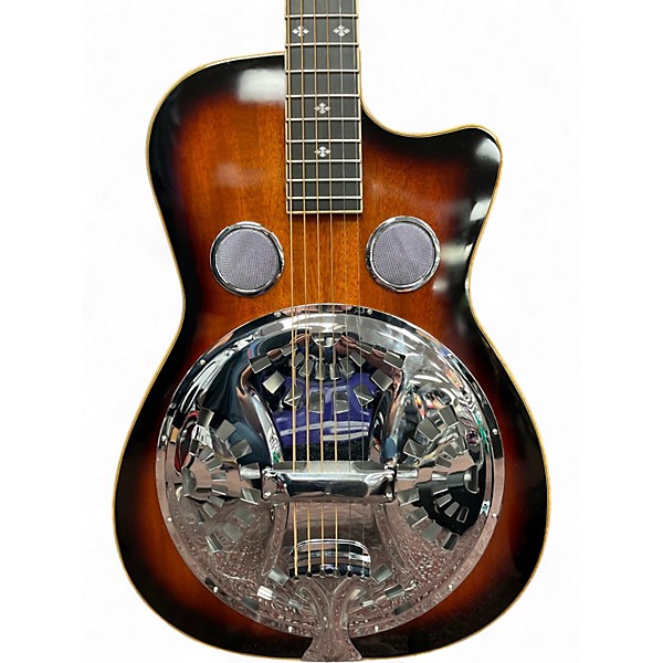 Used Gold Tone PBR-CA Paul Beard Signature-Series Roundneck Resonator Sunburst Resonator Guitar