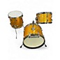 Used Ludwig 3 Piece Down beat Gold Drum Kit thumbnail