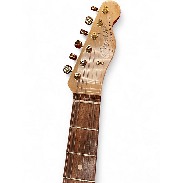 Vintage 1993 Fender Custom Shop Matched Tele / Strat Set Quilt top 3 Tone Sunburst Solid Body Electric Guitar