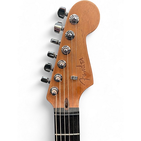 Used Fender American Acoustasonic Stratocaster Natural Acoustic Electric Guitar