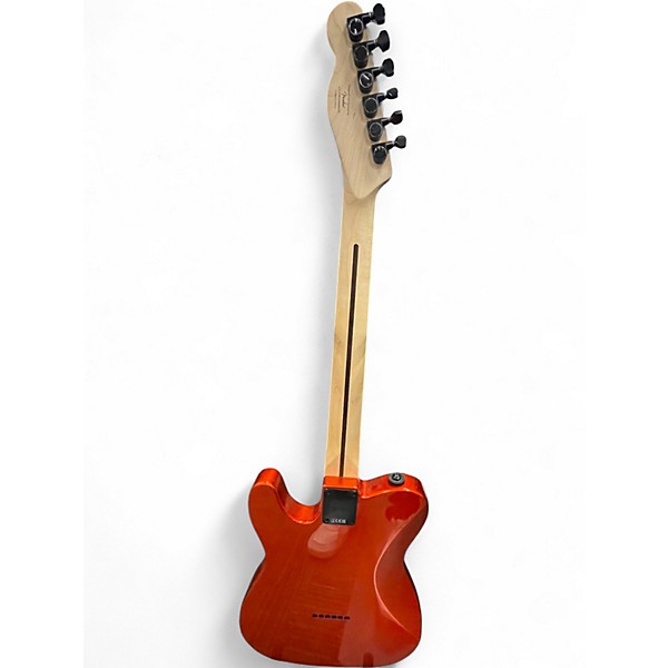 Used Squier FSR AFFINITY TELECASTER Metallic Orange Solid Body Electric Guitar