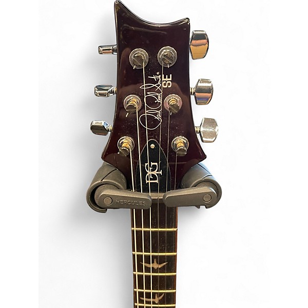 Used PRS SE DGT Birds McCarty Tobacco Sunburst Solid Body Electric Guitar