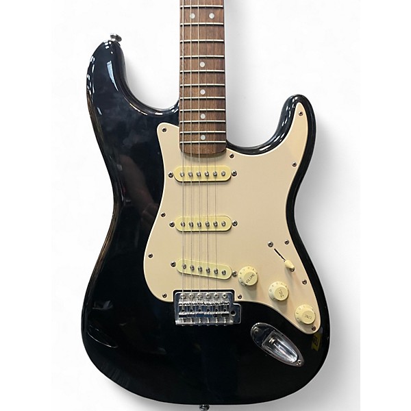 Used Squier Affinity Stratocaster Black Solid Body Electric Guitar