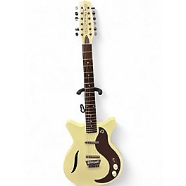 Used Danelectro 12SDC 12-String White Solid Body Electric Guitar